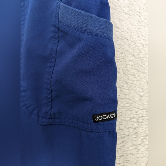 Jockey Women's Extreme Comfy Scrub Pant, Medium Tall, Royal Blue - Picture 2 of 9